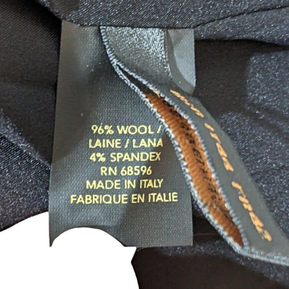 Donna Karan Signature Women's Black Single Button Wool Blazer Size US 8 - Picture 9 of 10